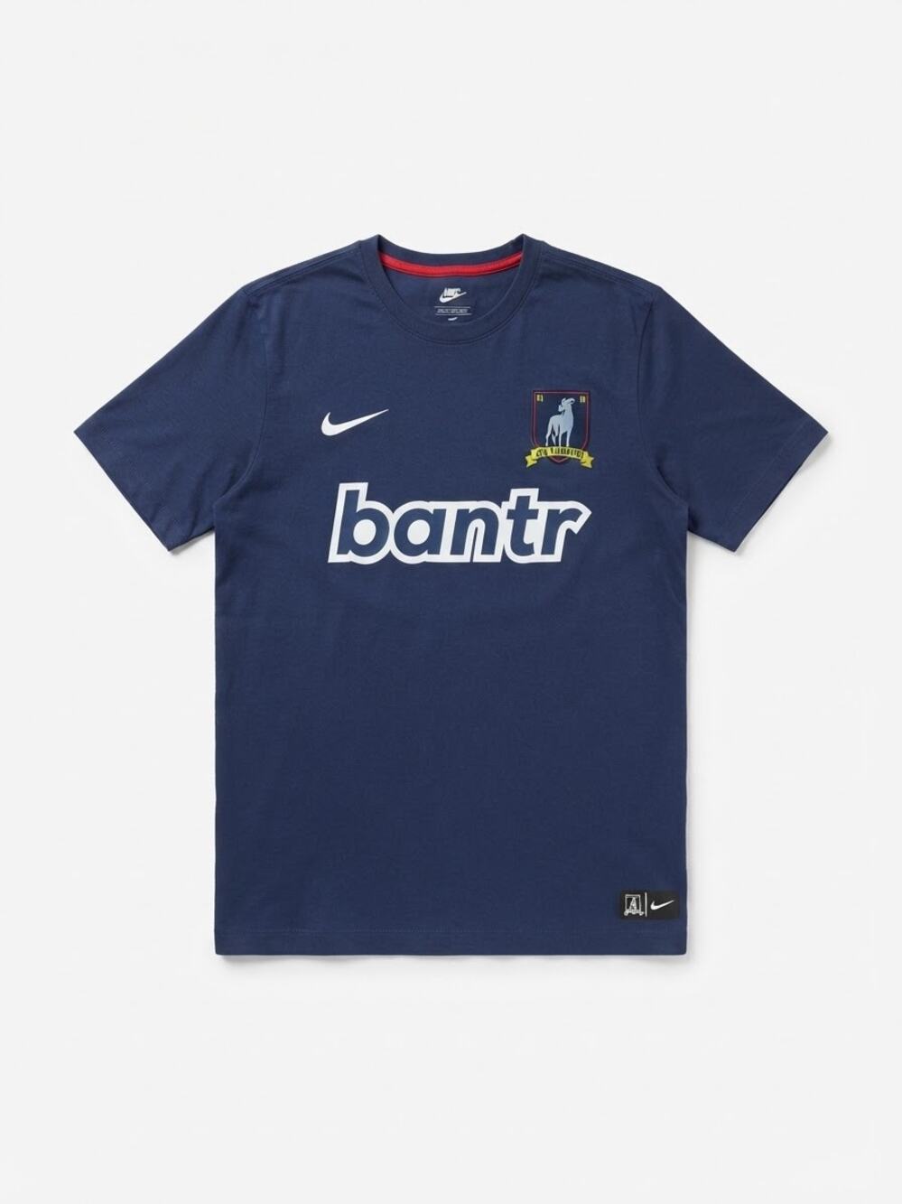 NIKE AFC Richmond Ted Lasso Bantr T-Shirt Men M Blue Soccer Football Fan Merch